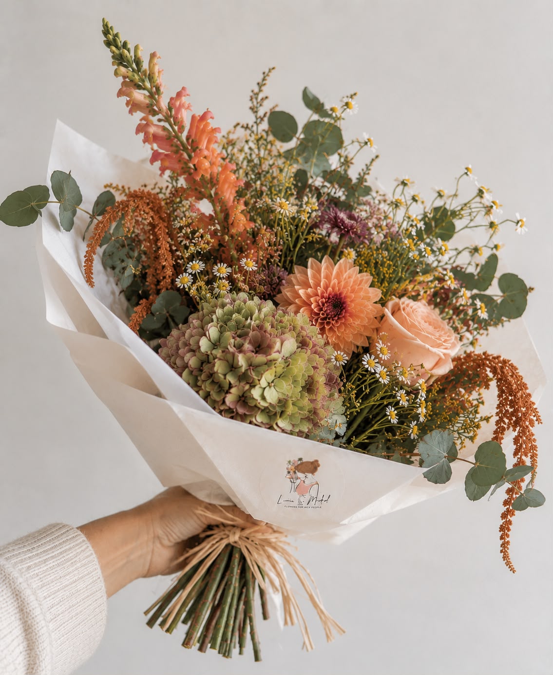 Ramo de la semana de flores frescas en Castelldefels